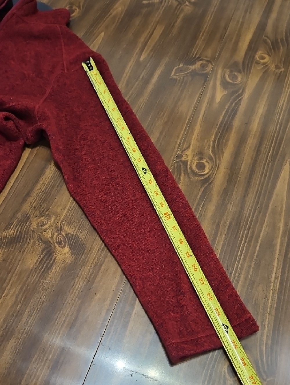 Woolrich Men's Red Half-Zip Fleece Pullover - Picture 5 of 8